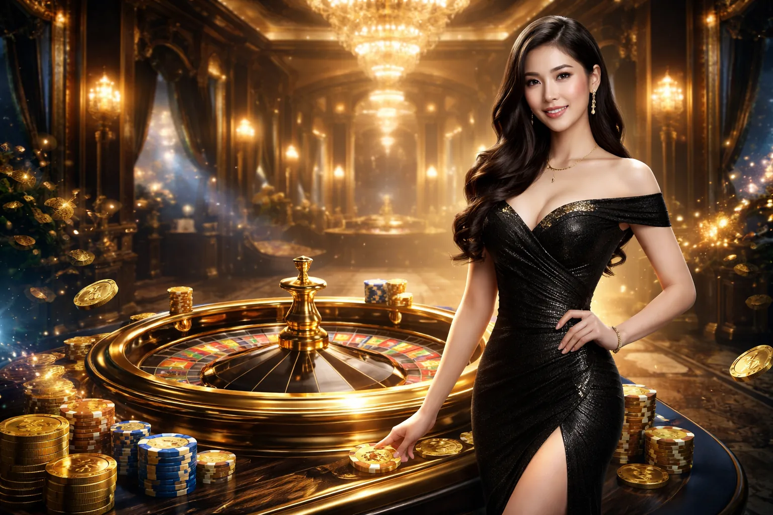 Sân vận động thể thao sôi động với logo lucky 8 đăng nhập