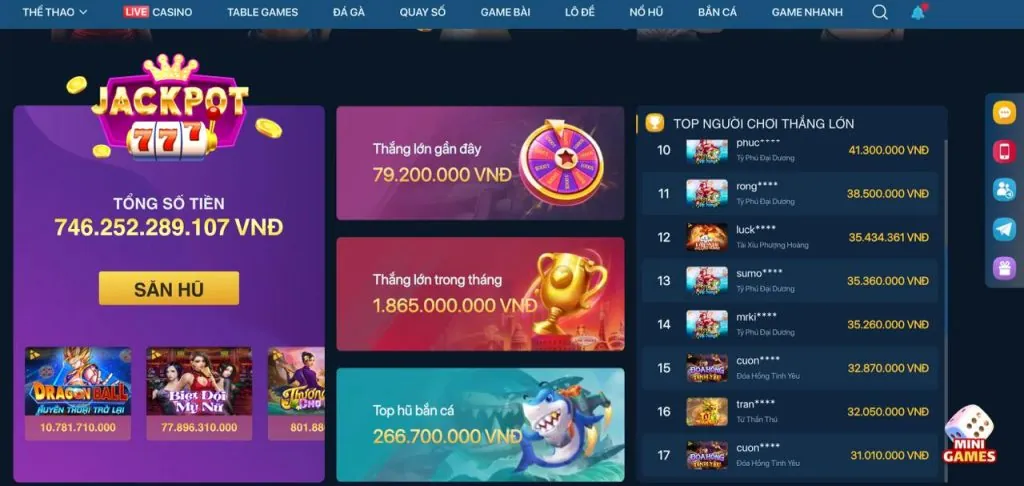 Khuyến mãi chào mừng Lucky 8
